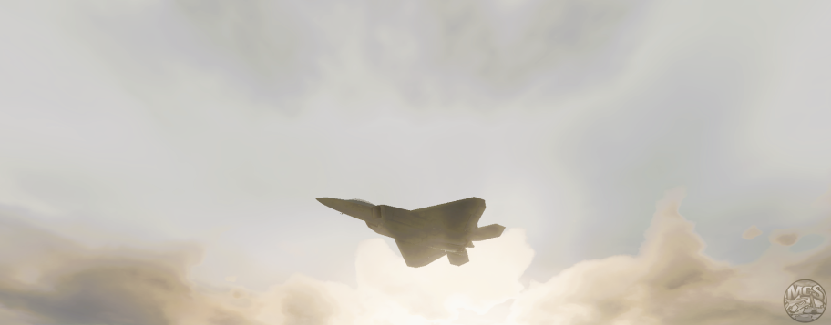 FiveM dogfight aerial combat with jet fighter on MCS 48 player server